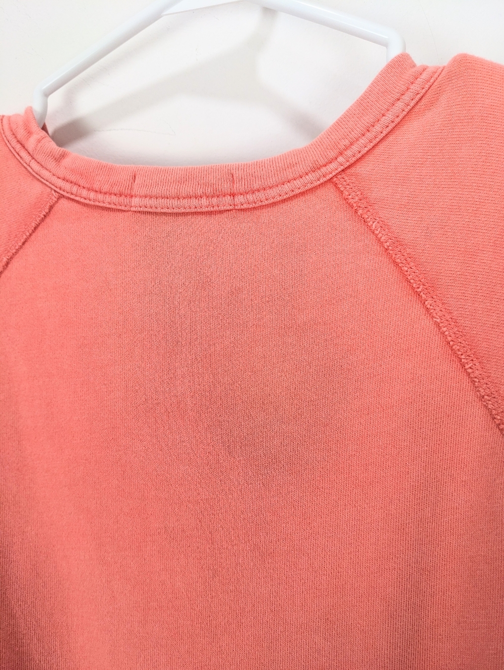 Polo Ralph Lauren Orange Long Sleeve Crew Neck Men's Medium Terrycloth Sweater - Picture 8 of 8